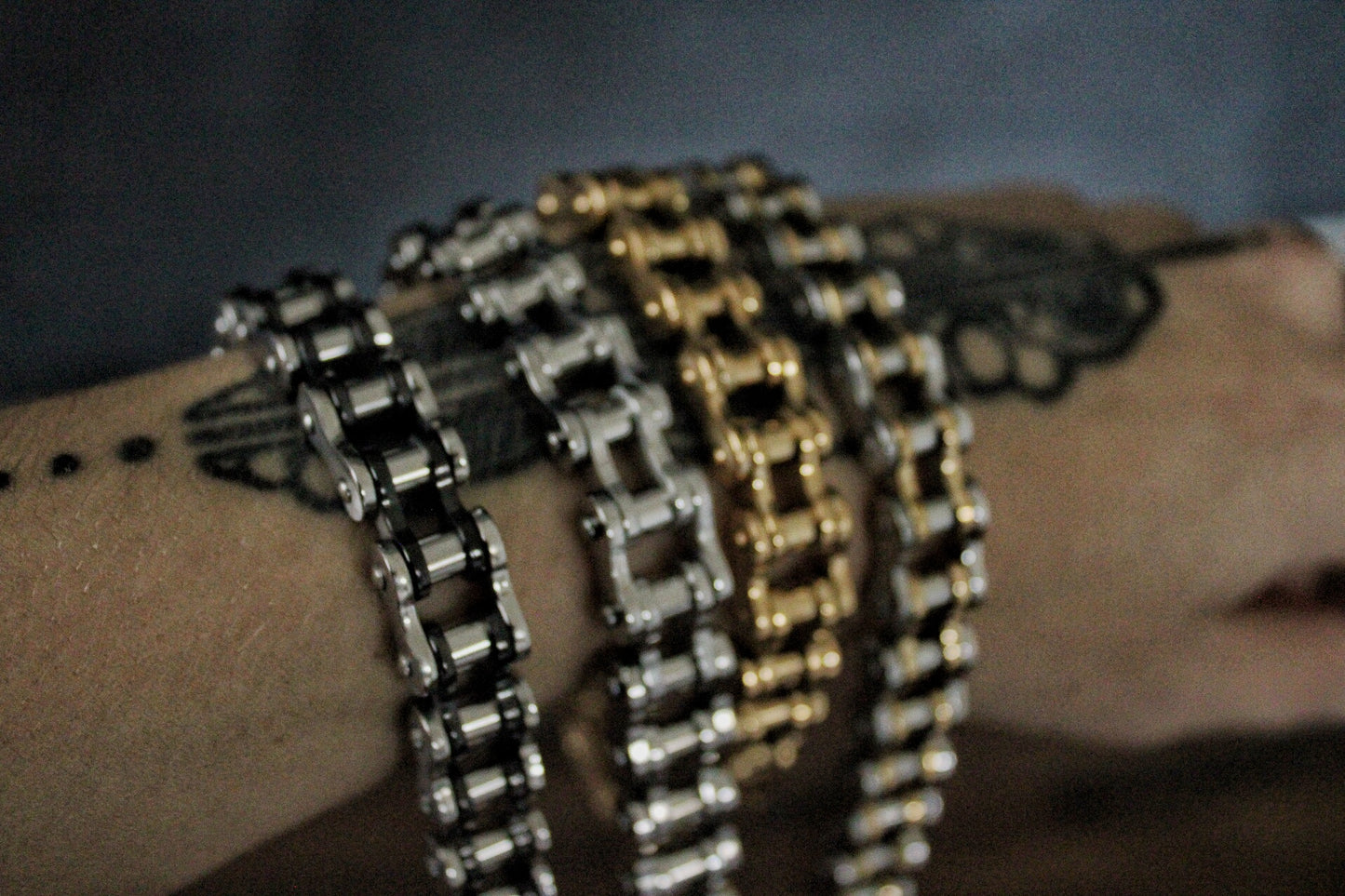 Biker bracelet