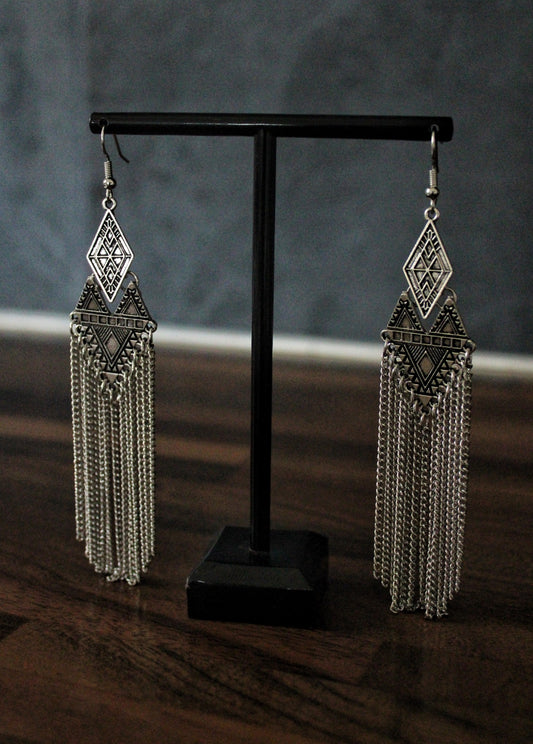 Tribalchain earrings