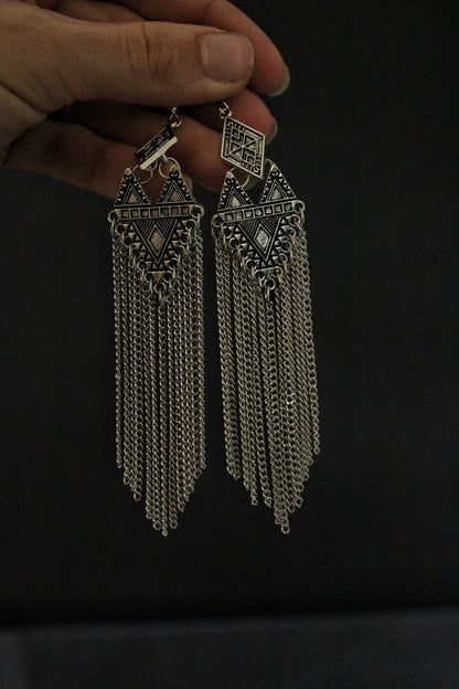 Tribalchain earrings