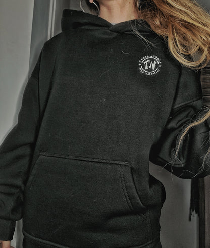 Dark lettering Oversized Hoodie